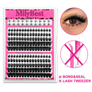 Cils en grappe MilyBest® Fluffy Volume - Kit plus moelleux