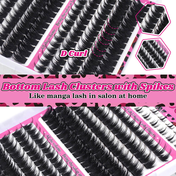 MilyBest® Fluffier Full Volume Cluster Lashes with Bottom Lash - Cove Kit