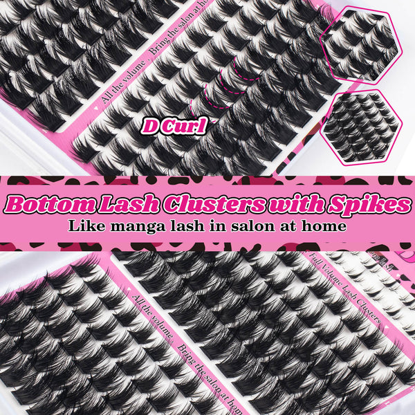 MilyBest® Fluffier Full Volume Cluster Lashes with Bottom Lash - Rozen Kit