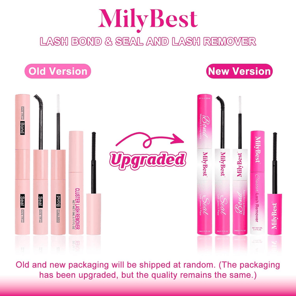 MilyBest® 12-25mm Fluffy Volume Cluster Lashes - Volume 200D Kit