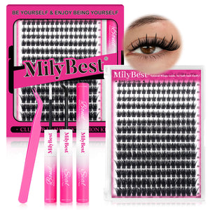 MilyBest® Spiky Volume Cluster Lashes - 100D Spiky Kit