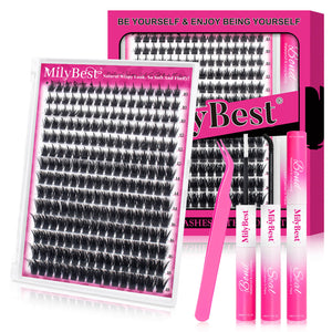 MilyBest® Spiky Volume Cluster Lashes - 100D Spiky Kit
