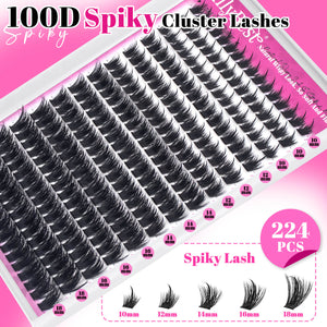 MilyBest® Spiky Volume Cluster Lashes - 100D Spiky Kit