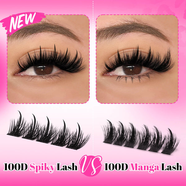 MilyBest® Spiky Volume Cluster Lashes - 100D Spiky Kit