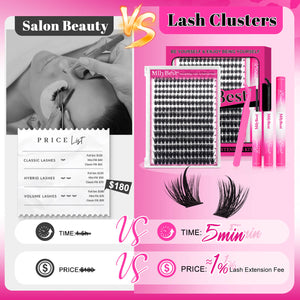 MilyBest® Spiky Volume Cluster Lashes - 100D Spiky Kit