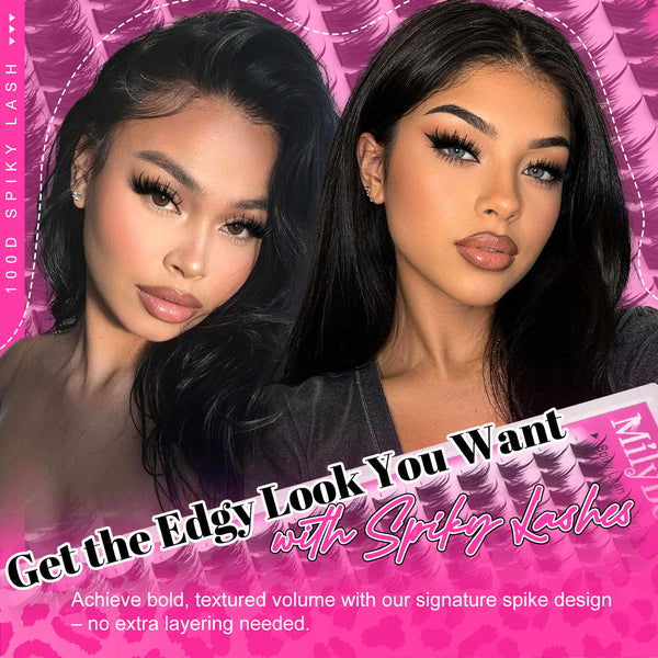 MilyBest® Spiky Volume Cluster Lashes - 100D Spiky Kit