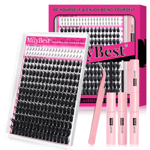 MilyBest® Spiky Volume Cluster Lashes - 100D Manga Kit