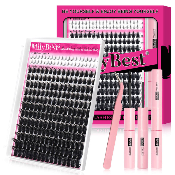 MilyBest® Spiky Volume Cluster Lashes - 100D Manga Kit
