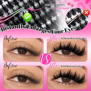 MilyBest® Spiky Volume Cluster Lashes - 80D Manga Kit