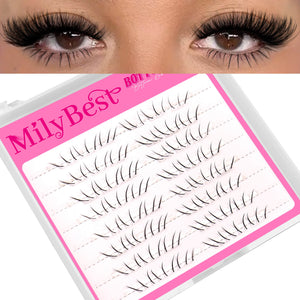 MilyBest® Natural Bottom & Spike Cluster Lashes