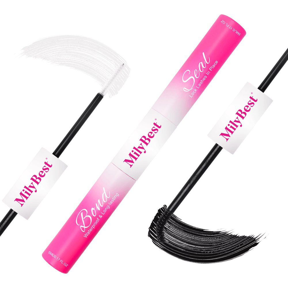 MilyBest® Latex-Free Cluster Lashes 2-in-1 Bond and Seal - Black Glue