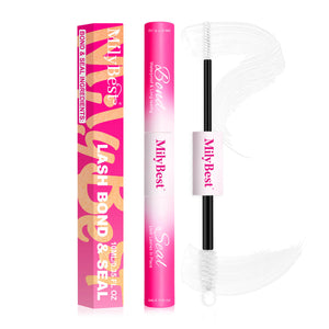 MilyBest® Latex-Free Cluster Lashes 2-in-1 Bond and Seal - White