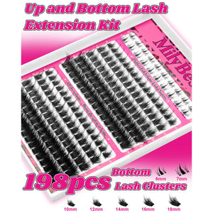 MilyBest® Fluffier Full Volume Cluster Lashes with Bottom Lash - Cove Kit