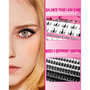 MilyBest® Fluffier Full Volume Cluster Lashes with Bottom Lash - Cove Kit