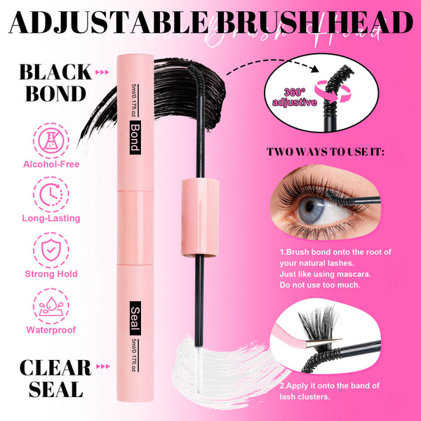 MilyBest® Spiky Volume Cluster Lashes - 80D Manga Kit