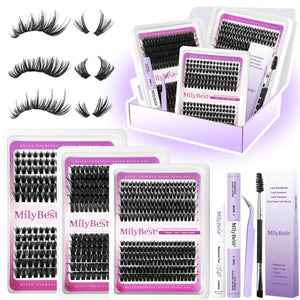 MilyBest®  3 Styles Spiky Cluster Lashes Kit - Bulk Pack - 02