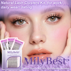 MilyBest®  3 Styles Airy Cluster Lashes Kit - Bulk Pack - 04