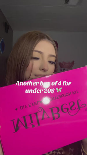 MilyBest®  4 Styles Volume Cluster Lashes Kit - Bulk Pack