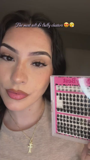 MilyBest® Fluffier Full Volume Cluster Lashes with Bottom Lash - Rozen Kit